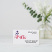 fitness visitekaartje (Staand voorkant)