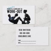 fitness - visitekaartje (Voorkant / Achterkant)