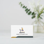 fitness visitekaartje (Staand voorkant)