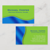 Fitness Visitekaartje Professional Limoen Royal Bl (Voorkant / Achterkant)