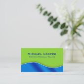 Fitness Visitekaartje Professional Limoen Royal Bl (Staand voorkant)