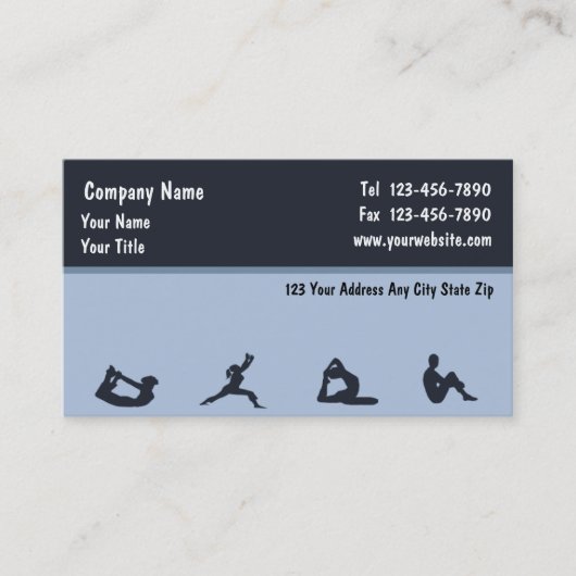 Fitness Visitekaartjes (Voorkant)