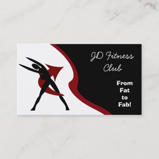 Fitness Visitekaartjes (Voorkant)