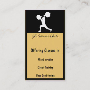 Fitness Visitekaartjes