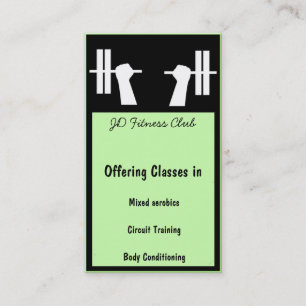 Fitness Visitekaartjes