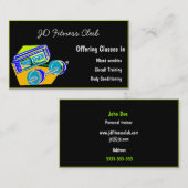 Fitness Visitekaartjes (Voorkant / Achterkant)