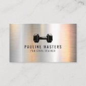 Fitness Voeding | Persoonlijke Trainer | Dumbbell Afsprakenkaartje (Voorkant)