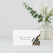 Fitness Voeding Persoonlijke Trainer Elegant Moder Visitekaartje (Staand voorkant)