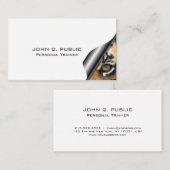 Fitness Voeding Persoonlijke Trainer Elegant Moder Visitekaartje (Voorkant / Achterkant)