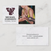 Fitness voor krachttraining | Persoonlijke trainer Visitekaartje (Voorkant / Achterkant)