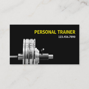 Fitness voor persoonlijke trainers visitekaartje