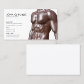 Fitness voor persoonlijke trainers visitekaartje (Voorkant / Achterkant)