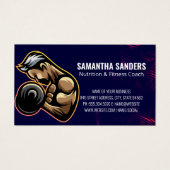 Fitness | Weight Training | Health Visitekaartje (Voorkant)