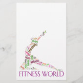 Fitness wereld flyer (Achterkant)