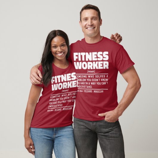 Fitness Werknemer Zelfstandig naamwoord Gym Eigena T-shirt (Unisex)