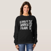 Fitness WOD Cindy Annie Fran Workout Trui (Voorkant volledig)