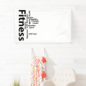 Fitness woorden spandoek (Insitu)