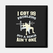 Fitness Workout Bodybuilding Magneet (Voorkant)