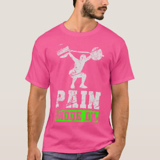 Fitness Workout Gym Bodybuilder Pijnmodus op Bodyb T-shirt