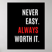 Fitness Workout Gym offerte motivatie Poster (Voorkant)