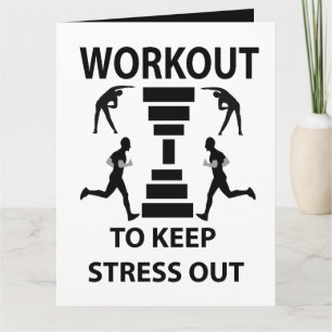 Fitness Workout Oefening Groet Kaart