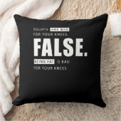 Fitness Workout Squats been Day Motivation Kussen (Deken)