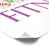 Fitness world perfect poster (Hoek)