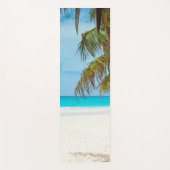 Fitness Zee Sand Palms Blue Sky Elegant Sjabloon Yogamat (Voorkant)
