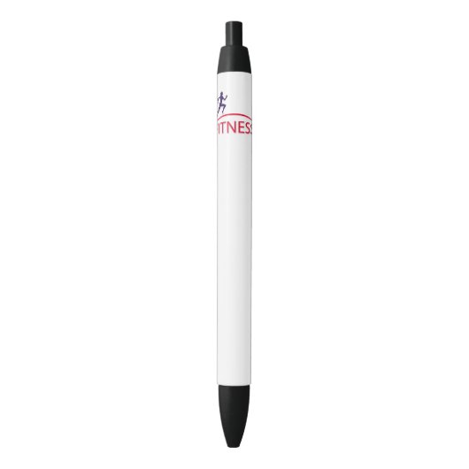fitness zwarte inkt pen (Voorkant Verticaal)