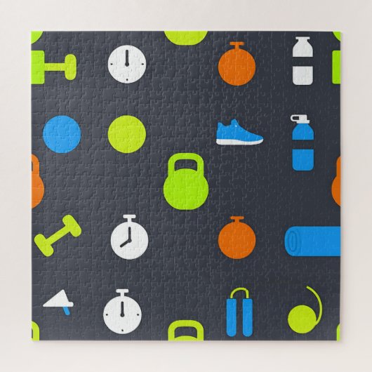 Fitnessapparatuur Workoutpatroon Legpuzzel (Verticaal)