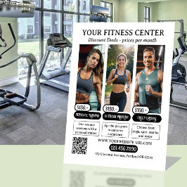 Fitnesscentrum Korting Foto prijslijst Reclamebord Met Voetstuk