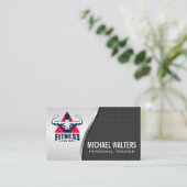 fitnesscentrum | Personal Trainer Visitekaartje (Staand voorkant)
