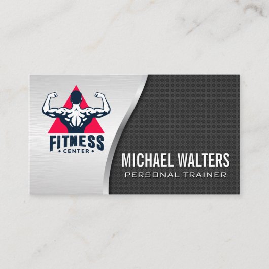 fitnesscentrum | Personal Trainer Visitekaartje (Voorkant)
