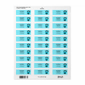 Fitnesscoach Kettlebell Retouradres Etiket (Full Sheet)