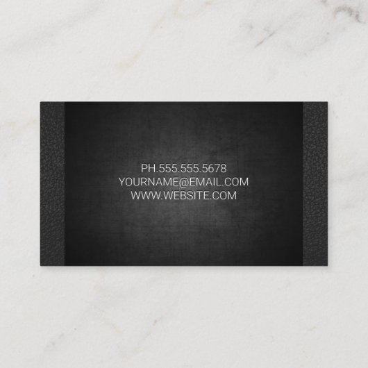 fitnesscoach | Personal Trainer | handgewicht Visitekaartje (Achterkant)