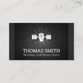 fitnesscoach | Personal Trainer | handgewicht Visitekaartje (Voorkant)