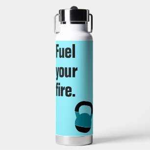 Fitnesscoach voor atleten Kettlebell Fuel Your Fir Waterfles