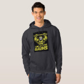 fitnessdier hoodie (Voorkant volledig)