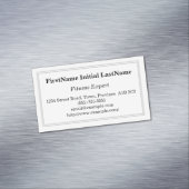 fitnessexpert magnetisch Visitekaartje (Voorbeeld)