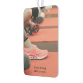 Fitnessfoto - Begin sterk, begin eenvoudig Luchtverfrisser (Links)