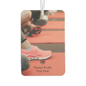 Fitnessfoto - Begin sterk, begin eenvoudig Luchtverfrisser (Achterkant)