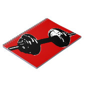 fitnessgewicht notitieboek (Linkerzijde)