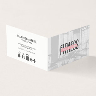 Fitnessgezondheid   Leider Gym Eigenaar Visitekaartje
