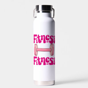 fitnessgym motivatie ontwerp waterfles