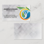 Fitnessinstructeur | Gezondheid Logo Visitekaartje (Voorkant / Achterkant)