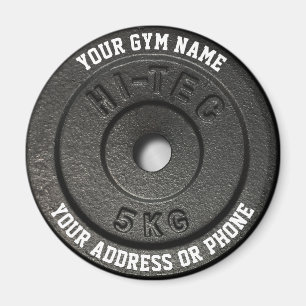 fitnessinstructeur Gym Eigenaar Gym Coach Workout Magneet