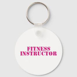 Fitnessinstructeur/Roze Sleutelhanger