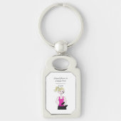Fitnessinstructeur Sleutelhanger (Voorkant)