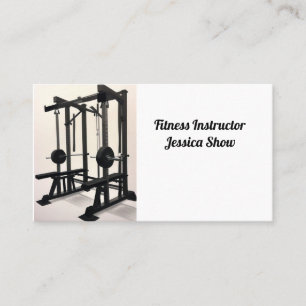 Fitnessinstructeur visitekaartje