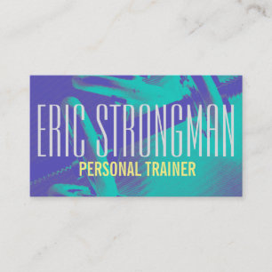 fitnesskleding voor persoonlijke trainers visitekaartje